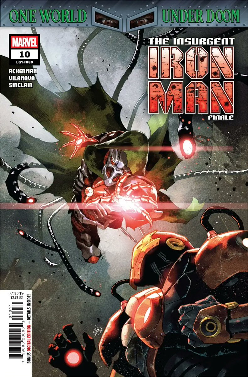 spidercomix's tweet image. IRON MONGER: TRIUMPHANT!
Marvel Comics released Preview and Covers of Iron Man #10 comic
Preview: spidercomix.com/2025/07/20/mar…
#MarvelComics #IronMan #Preview