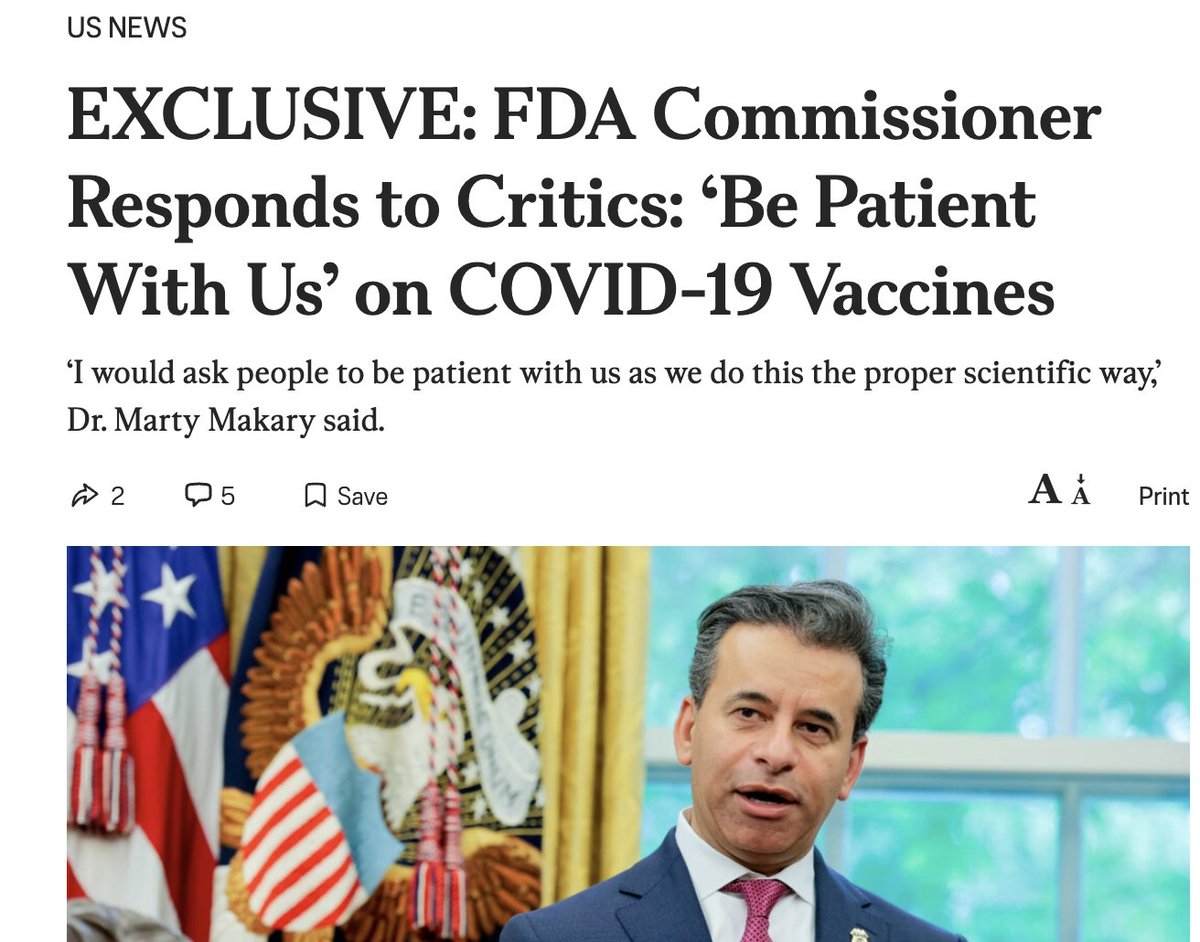 JaxenReport's tweet image. Respectfully Commissioner Makary, many of us, like you, know someone who has been harmed or killed by the shot.
Thank you for your admission of these facts. Stories like yours serve to further confirm that the VAERS system was underreporting safety signals during its most…