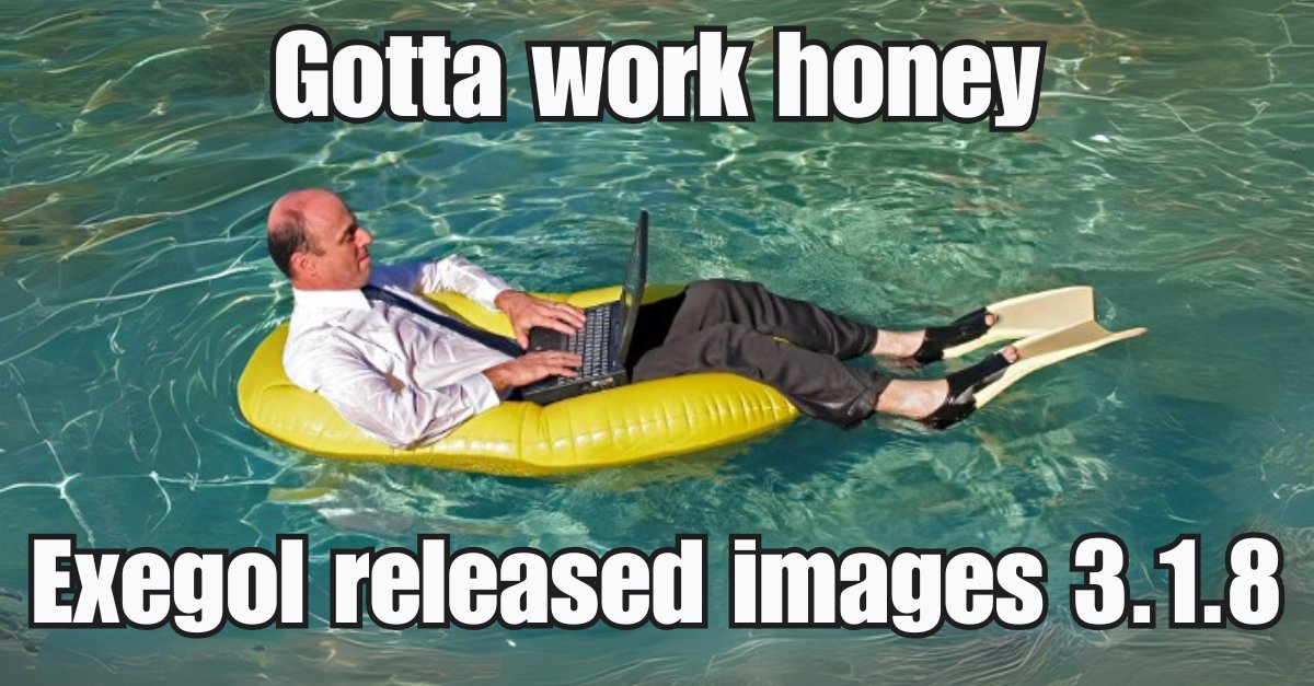 Exegol images 3.1.8 ✨
Added binary ninja, gdb plugins, oletools, k9s, goexec, dtrx, and other tools. Improved history commands and utility (exh). Updated most tools

👉 Available now for Pro and Enterprise subscribers.

(update coming next month on free image for Community)