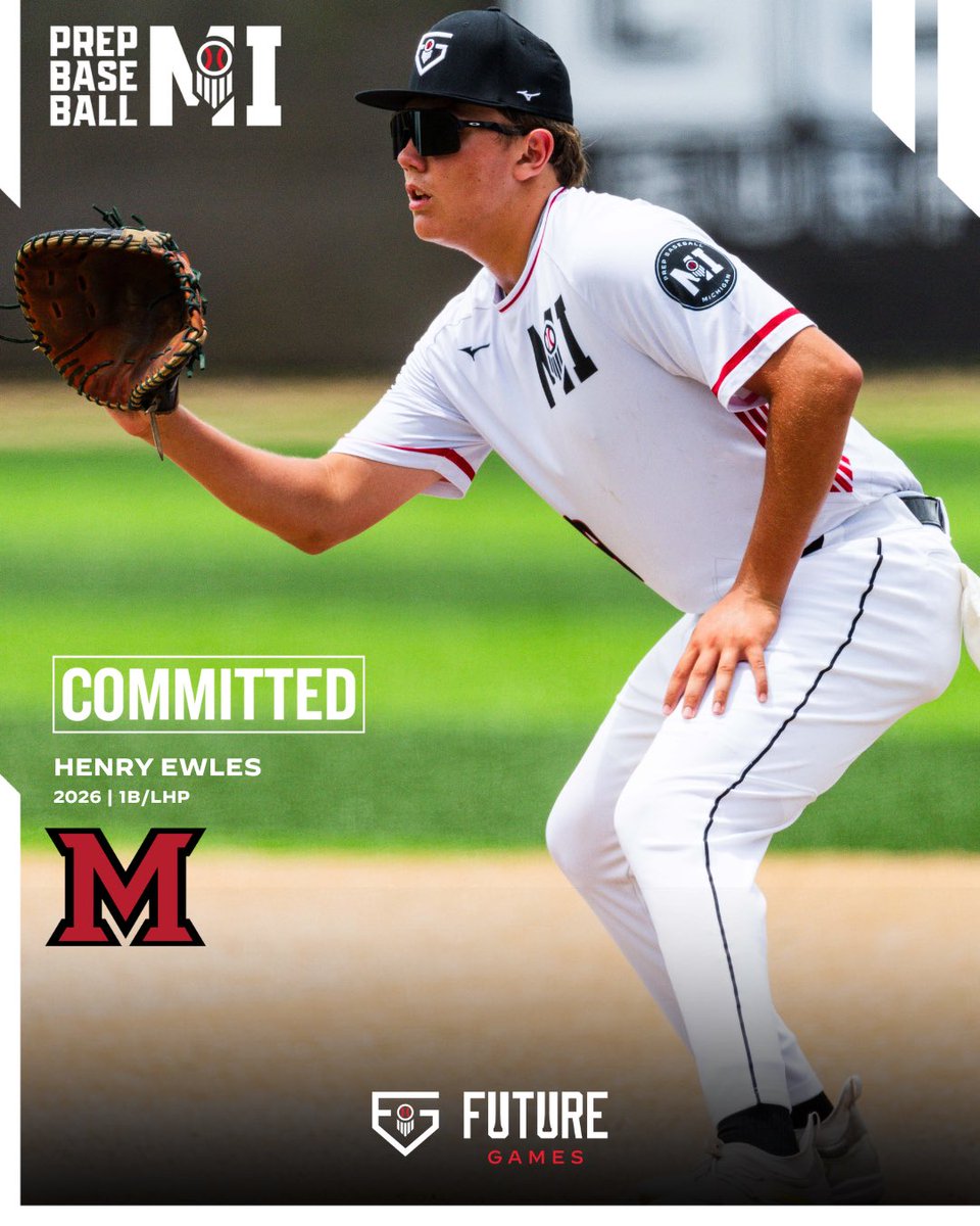 Prep Baseball Michigan (@prepbaseballmi) on Twitter photo Congrats to Henry Ewles (Notre Dame Prep) on his commitment to <a href="/MiamiOHBaseball/">Miami Baseball</a>
Michigan commitment #️⃣1️⃣4️⃣ from #PBFG24
<a href="/HenryEwles12/">Henry Ewles</a> | <a href="/ND_PrepBaseball/">Notre Dame Prep Baseball</a> Congrats to Henry Ewles (Notre Dame Prep) on his commitment to <a href="/MiamiOHBaseball/">Miami Baseball</a>
Michigan commitment #️⃣1️⃣4️⃣ from #PBFG24
<a href="/HenryEwles12/">Henry Ewles</a> | <a href="/ND_PrepBaseball/">Notre Dame Prep Baseball</a>