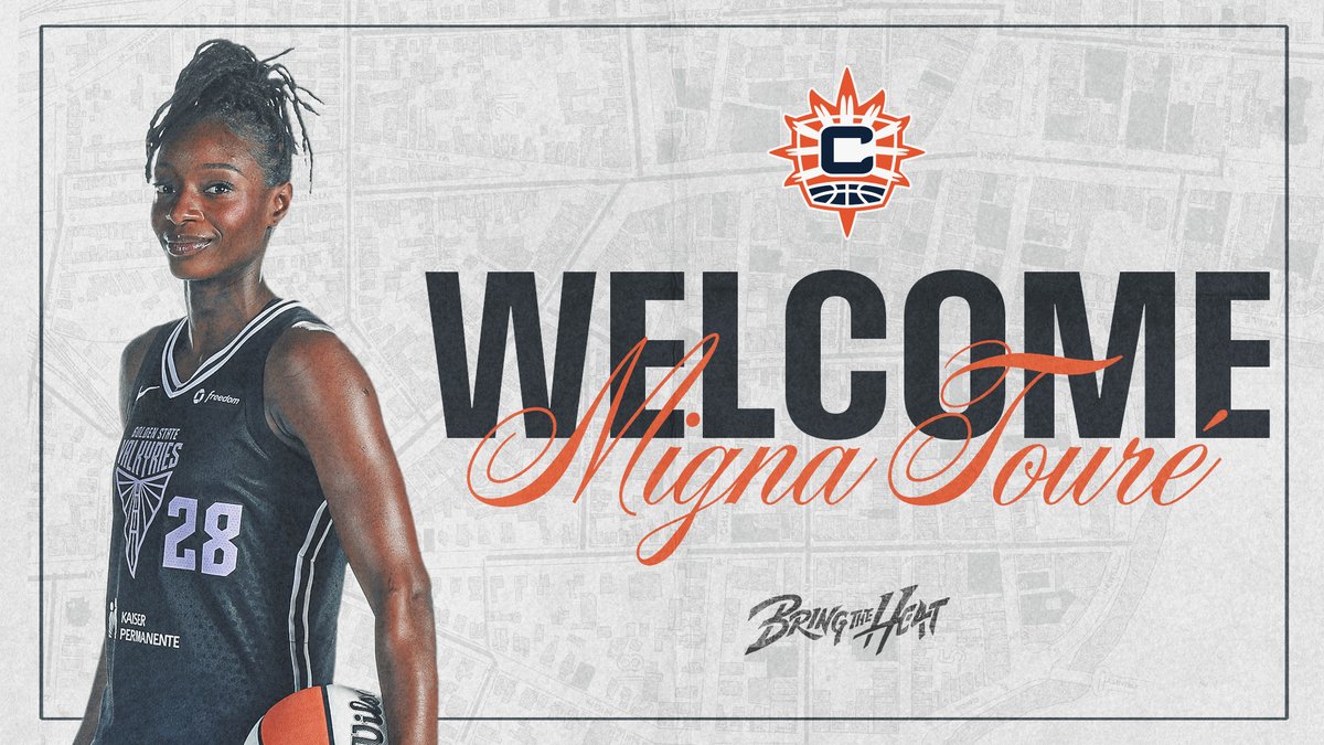 CTSunPR's tweet image. ROSTER UPDATE: Connecticut Sun Sign Migna Touré to Seven-Day Contract
Details: on.nba.com/3GAQIcl