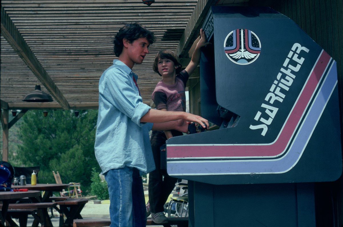Lutra_Gaming's tweet image. Crazy to think all the graphics were done on an Amiga computer back then.
The Last Starfighter is a 1984 American space opera film directed by Nick Castle. The film tells the story of Alex Rogan (Lance Guest), a teenager who, after winning the high score in an arcade game that's…
