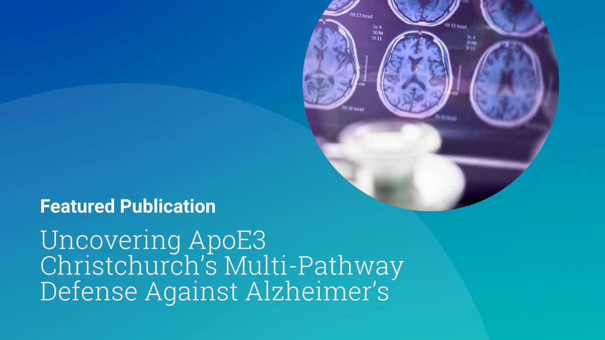 MGBResearchNews's tweet image. In a new study, researchers from @MassEyeAndEar and colleagues uncovered ApoE3 Christchurch's multi-pathway defense against #Alzheimers. The study was published in @alzdemjournals.
Read more: massgeneralbrigham.org/en/about/newsr… alz-journals.onlinelibrary.wiley.com/doi/10.1002/al… @DrJoeArboleda