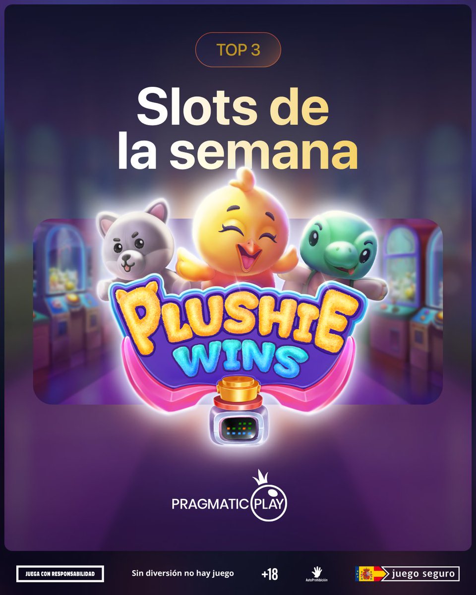 🍬 Peluchitos, golosinas y mini brujos son los protagonistas de las nuevas slots de la semana

🔝 Juega ya a Plushie Wins, Sugar Park y Wizzy Trix ya en Casinogranmadridonline.es

🎉 Además, si te registras ahora, tienes hasta un 200 % con tu primer depósito

#Slots #casinoonline