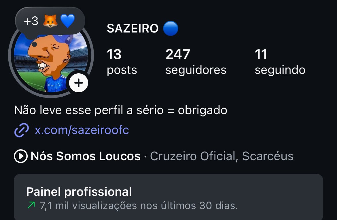 sazeiroofc's tweet image. PASSANDO PARA AGRADECER A TODOS QUE FORAM LA DA AQUELA FORÇA, ESPECIALMENTE AO @baudocectt PELA MORAL E PELO INCENTIVO DE CRIAR A PÁGINA 💙💪
PÁGINA CRIADA DIA 20/06/25, E JÁ ESTAMOS A TODO VAPOR!
