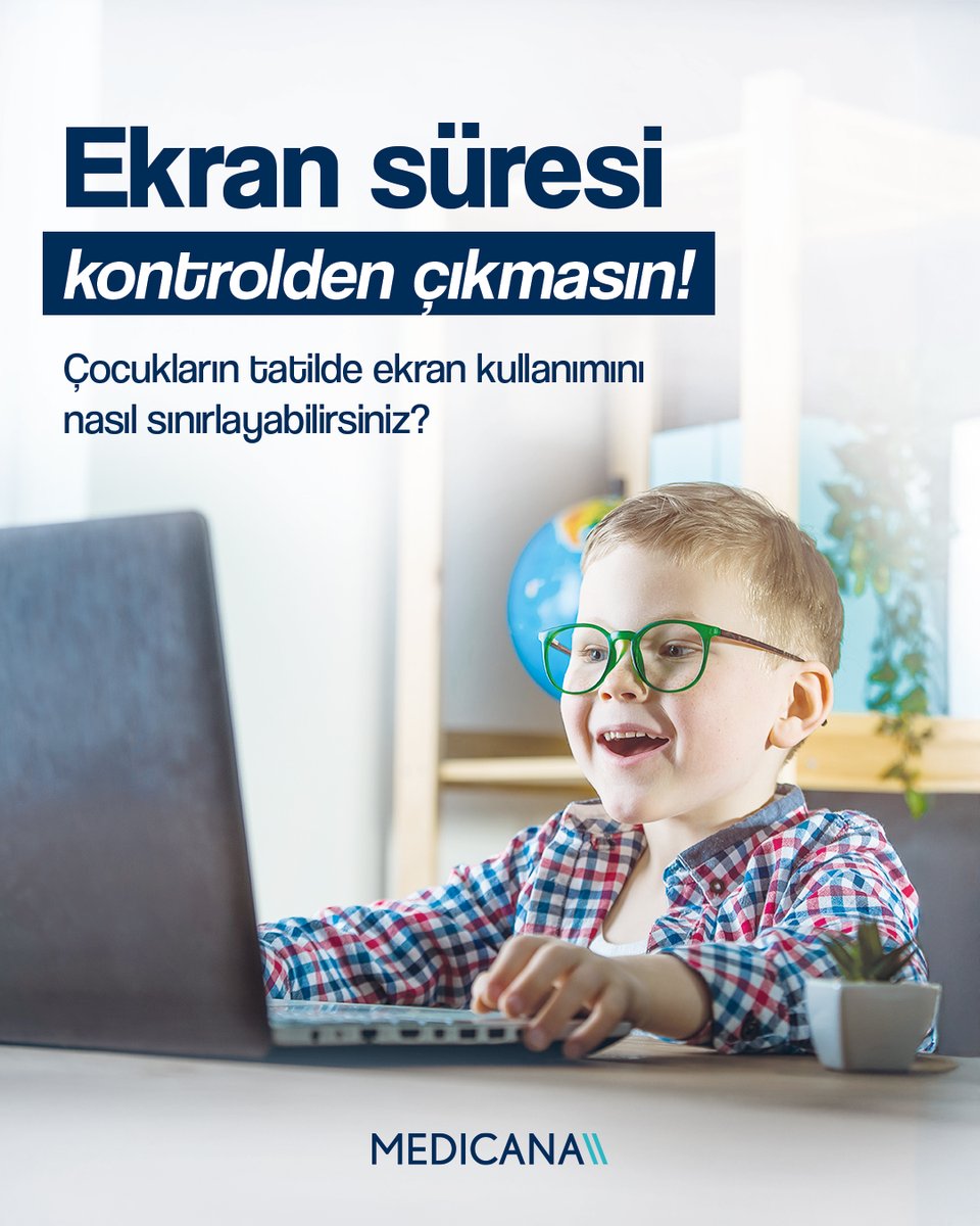 Tatilde çocuklar ekranlara değil, hayata karışsın!
Telefon, tablet ve TV kullanımı yaz boyunca fark etmeden artabilir. Günlük sınırlar koymak, birlikte geçirilen zamanı artırmak ve açık hava aktiviteleriyle ekranı ikinci plana atmak mümkün ☀️👨‍👩‍👧‍👦

#MedicanaSaglik #EkranSüresi
