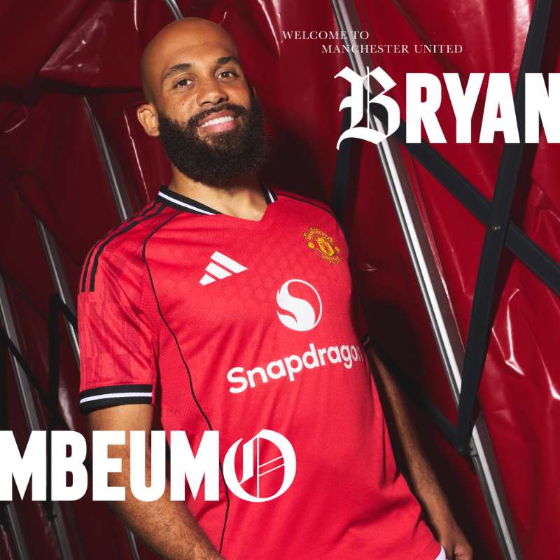 ManUtd's tweet photo. Bienvenue, Bryan 🫡