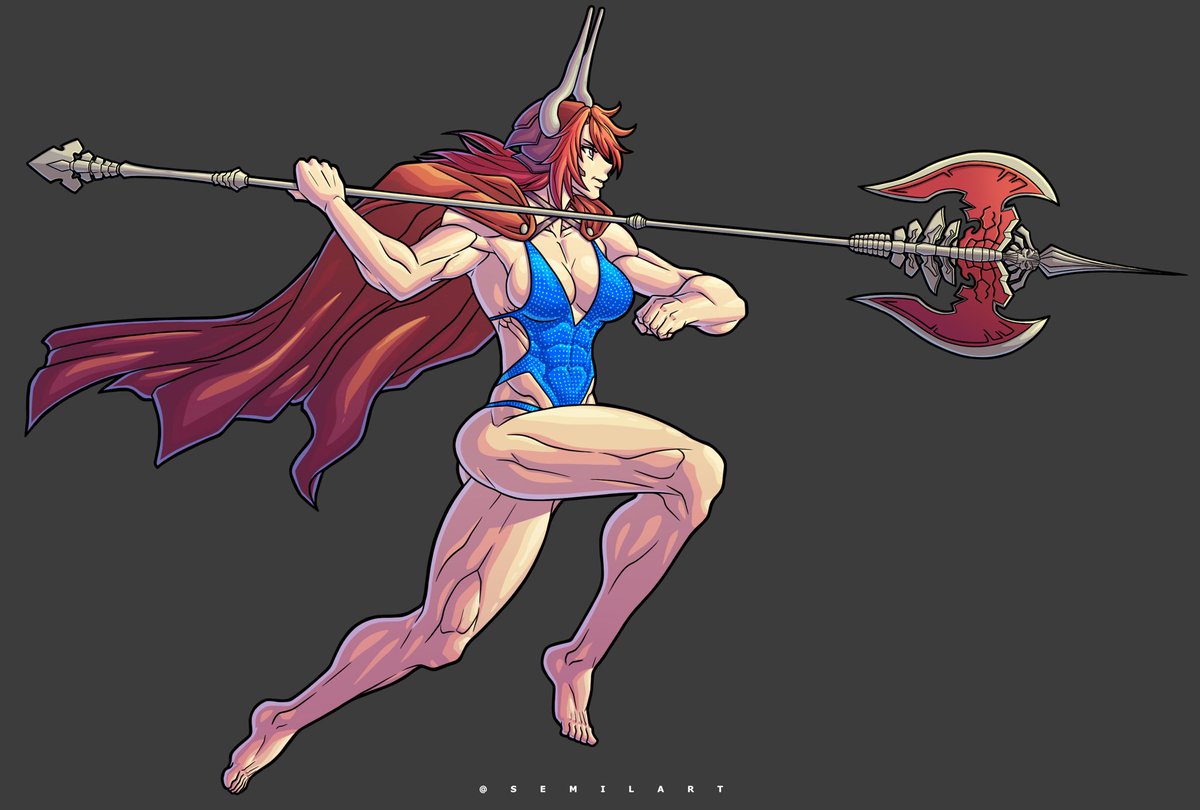 Commission Complete: Satan from 7 Sins 
Client: Chas G

Celebrate with us for more bikini muscle girls!
Commissions open: Full Illustration Cell shading with gradients for only $25.
My email.
taktarov888@gmail.com

Follow me on Twitter: @semilart 
Thank you