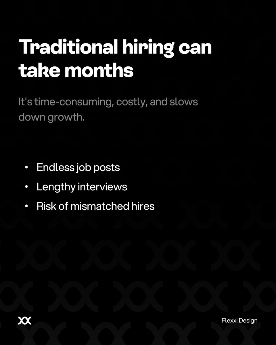 flexxistudio's tweet image. Still stuck in interviews? Your competitors are already building.
Cut hiring time in half with Flexxible Hiring.
Plug-and-play talent → Exceptional talent. Right now.

Let’s talk → bit.ly/3IW2O07

#StaffAugmentation #TalentOnDemand #Flexxi #Hiring