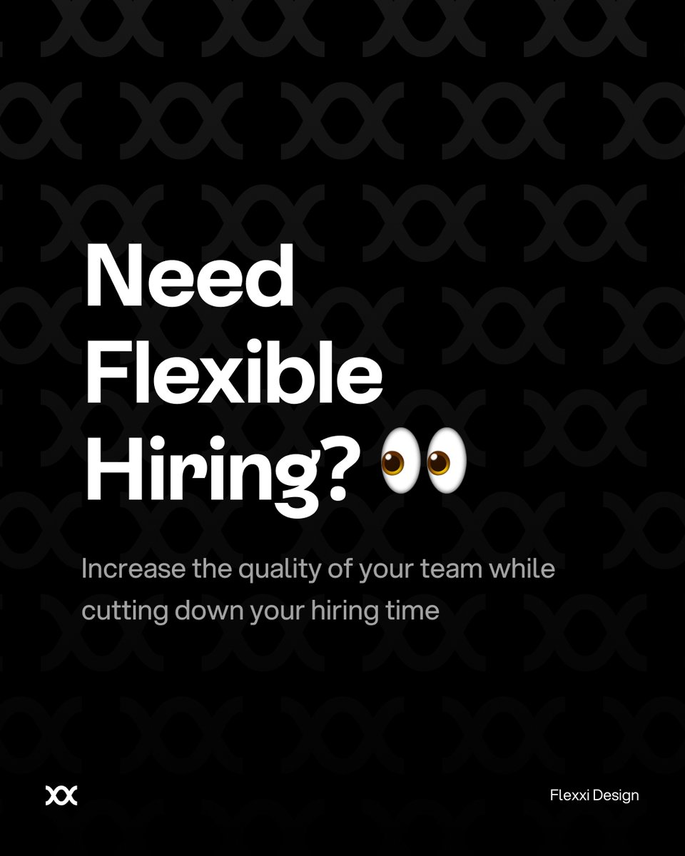 flexxistudio's tweet image. Still stuck in interviews? Your competitors are already building.
Cut hiring time in half with Flexxible Hiring.
Plug-and-play talent → Exceptional talent. Right now.

Let’s talk → bit.ly/3IW2O07

#StaffAugmentation #TalentOnDemand #Flexxi #Hiring