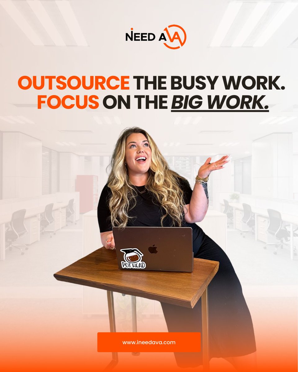 ineeda_va's tweet image. You didn’t build your business to get stuck in the weeds.

Outsource the busy work like emails, admin, scheduling and free up your time for what really moves the needle.

📌 Ready to delegate smarter? Visit ineedava.com 
#INeedAVA #DelegateToElevate #VirtualAssistants