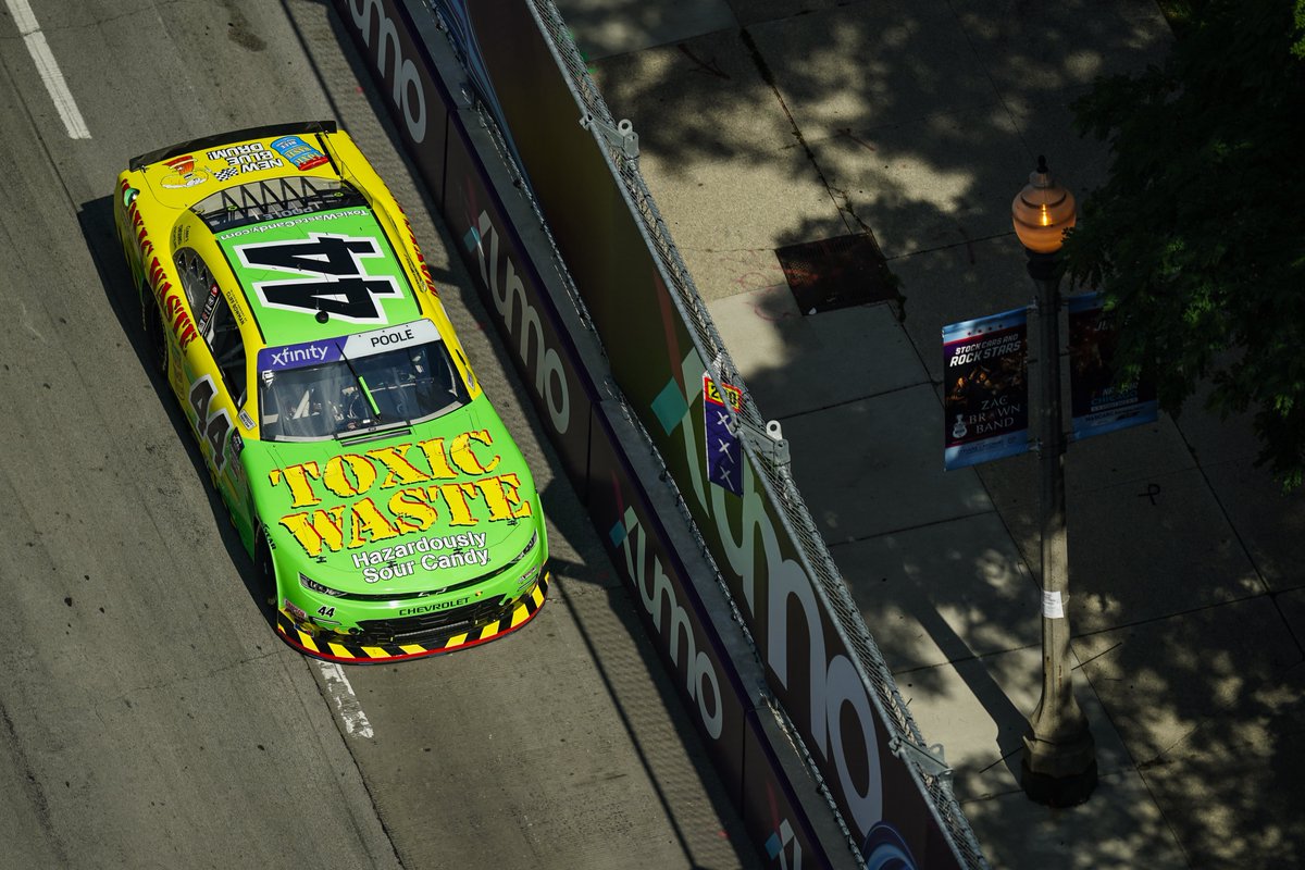 TeamAlphaPrime's tweet image. ⚠️ The @ToxicWasteSour colors return on @brennanpoole’s #44 this weekend at @IMS!
#Pennzoil250 | @XfinityRacing