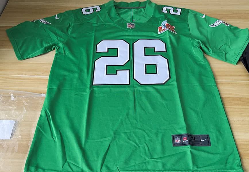 Jersey__Plug's tweet image. A few of our Philadelphia Eagles jerseys available! 馃
Any player (or name/number) can be done in any style for sizes 2T through 8X. Super Bowl LIX patch can be added to any style. Pictures below are of our own actual jerseys.
DM us if you鈥檇 like to order!