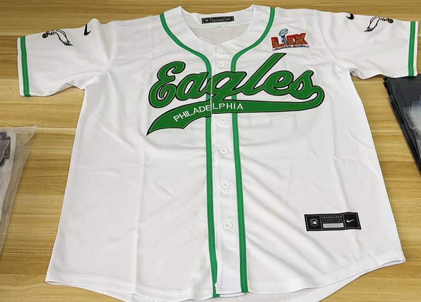 Jersey__Plug's tweet image. A few of our Philadelphia Eagles jerseys available! 馃
Any player (or name/number) can be done in any style for sizes 2T through 8X. Super Bowl LIX patch can be added to any style. Pictures below are of our own actual jerseys.
DM us if you鈥檇 like to order!