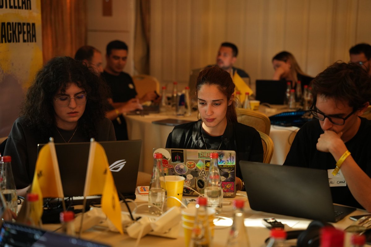 rax_melodies's tweet photo. What an experience! ✨ 
Huge shoutout to the @riseinweb3 &amp; @BuildOnStellar  – they really put together an amazing event. 
We learned a ton, came 4th, had a great time and shaped RAM! 
Best Team Ever! 
@an_iland @alicanerdere @degenbtcf @bboglu_ 
#hackathon #builders https://t.co/UjYHX7iry8