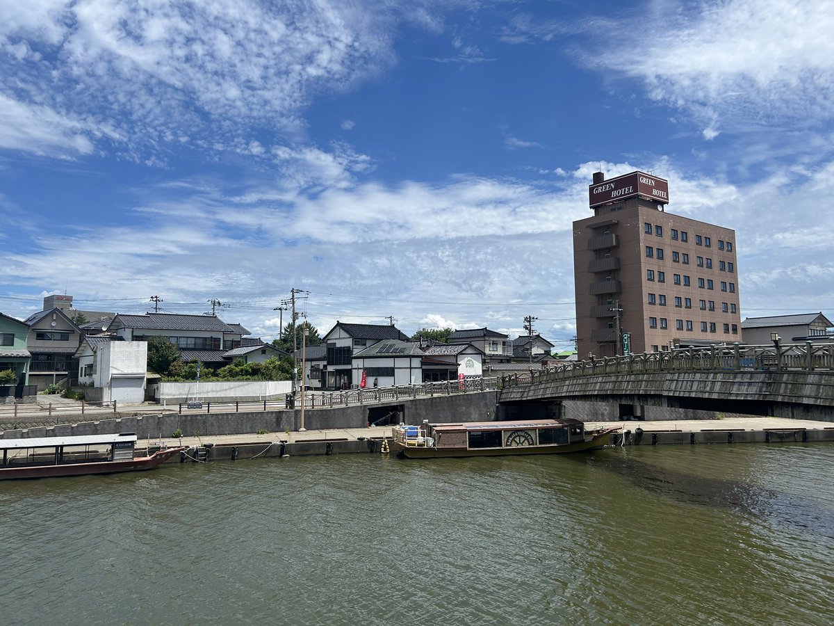 ibrn_'s tweet image. 酒田、山居倉庫周りちゃんと歩いたことなかったけど思った以上に雰囲気いいな