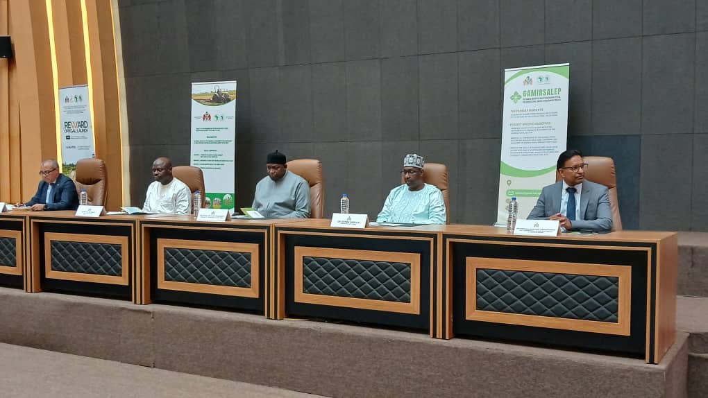 AfricaRice (@africarice) on Twitter photo Climate-smart transformation underway! 🌾
In the presence of H.E. <a href="/BarrowPresident/">President Barrow</a>, our DDG Dr. Prem Bindraban attended official launch of #REWARD Program in The #Gambia. This <a href="/AfDB_Group/">African Development Bank Group</a>-funded initiative will revolutionize rice value chains across West Africa.
<a href="/Presidency_GMB/">State House of The Gambia</a> Climate-smart transformation underway! 🌾
In the presence of H.E. <a href="/BarrowPresident/">President Barrow</a>, our DDG Dr. Prem Bindraban attended official launch of #REWARD Program in The #Gambia. This <a href="/AfDB_Group/">African Development Bank Group</a>-funded initiative will revolutionize rice value chains across West Africa.
<a href="/Presidency_GMB/">State House of The Gambia</a>