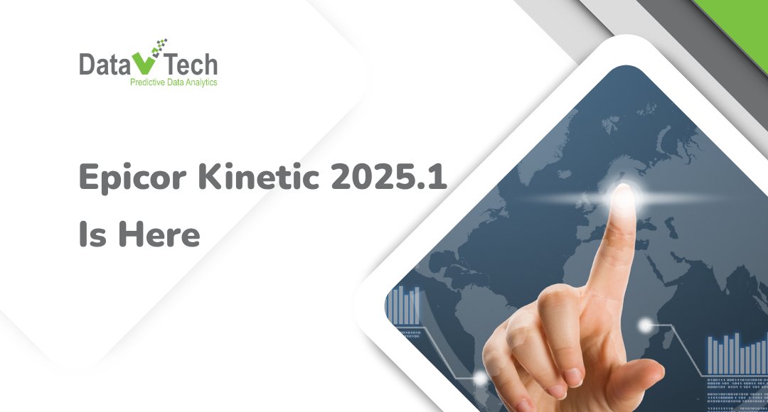 DataVTech's tweet image. 🚀 Epicor Kinetic 2025.1 is here – and guess what? YOU helped build it.
👉 Read the full breakdown on our blog: datavtech.com/epicor-kinetic…
#EpicorKinetic #CloudERP #ManufacturingTech #ERPUpdate #MRPPlanning #DataVTech