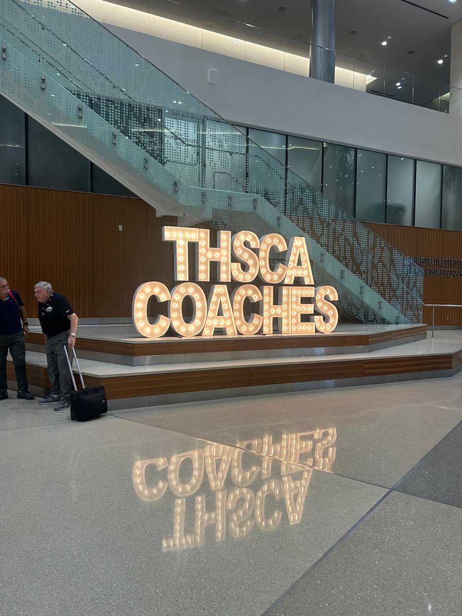 CoachComm's tweet image. Getting Day 2 at #THSCA2025 started! Excited to see our customers and meet new ones! #coachingheadsets #mobileaudiovideo