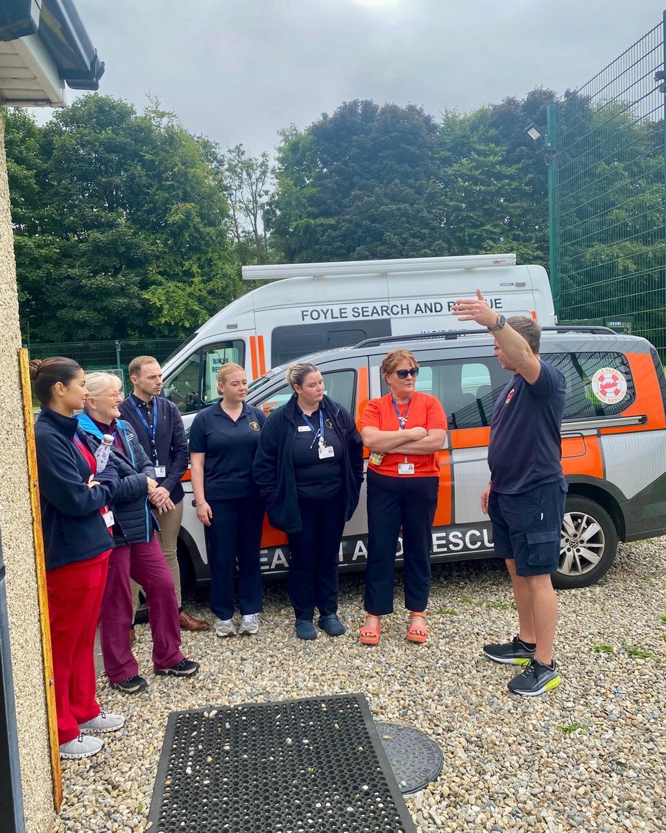 KingsbridgeNW's tweet photo. 'Seeing is Believing' at @Foylerescue! ✨
We saw first-hand the vital work their volunteers do &amp; learned about the River Foyle’s hidden dangers.
To say #thankyou, our #KingsbridgeFoundation is funding FREE Hep B vaccinations for all active FSR volunteers 💛 https://t.co/frQAxvh8U9