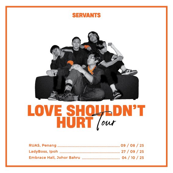 Satu malam, seribu rasa. 
Dari lorong sunyi ke pentas cahaya, 
tour ini bukan sekadar muzik 
ia adalah perjalanan jiwa.

📍Singgah di kotamu tak lama lagi. 
Jangan lepaskan detik yang menggugah rasa.

#LSHTour2025 #LSHTM #SRVNTS #SRVNTS2K25