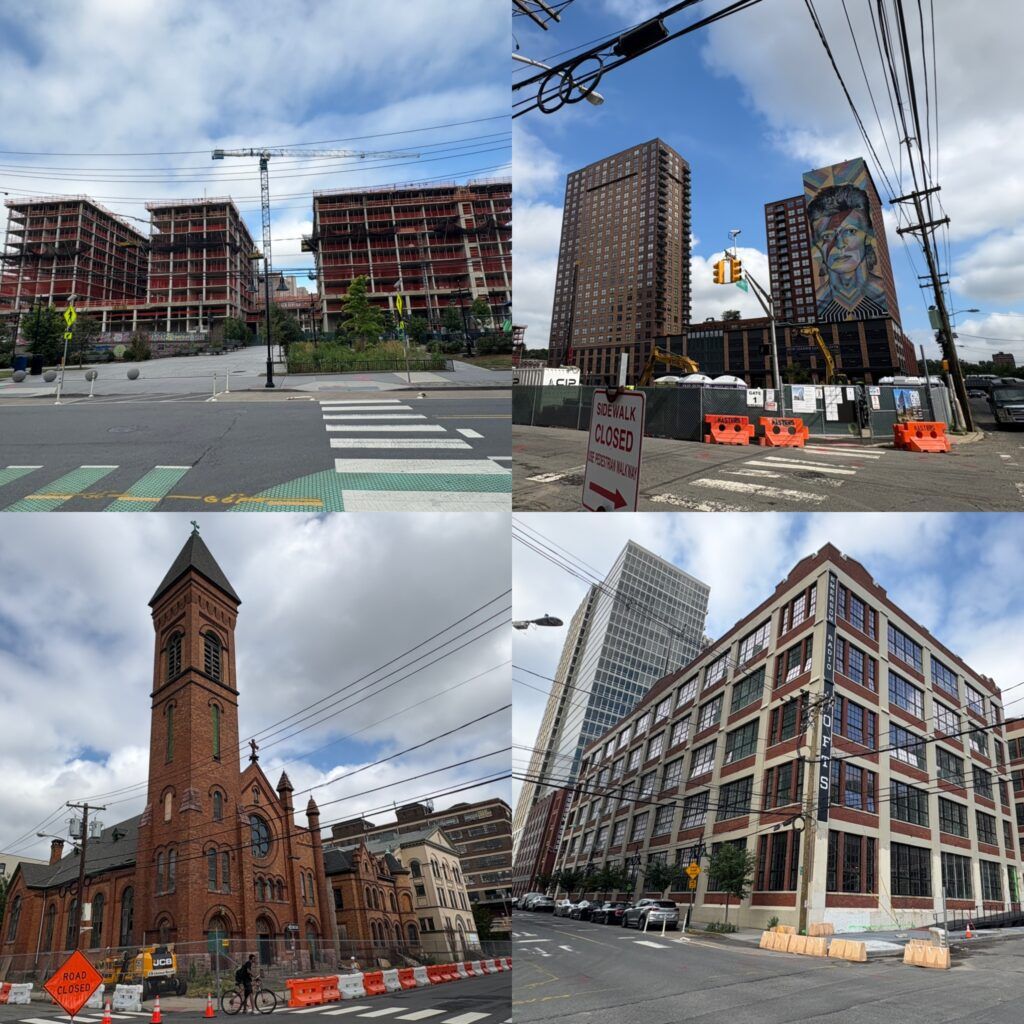 JerseyDigs's tweet image. Construction Update: Downtown Jersey City's Northern End Continues to Boom - New residential buildings are popping up all around this Jersey City neighborhood, with streetscape improvements, new parks, and flood mitigation projects all making progress: buff.ly/ebdt8xB