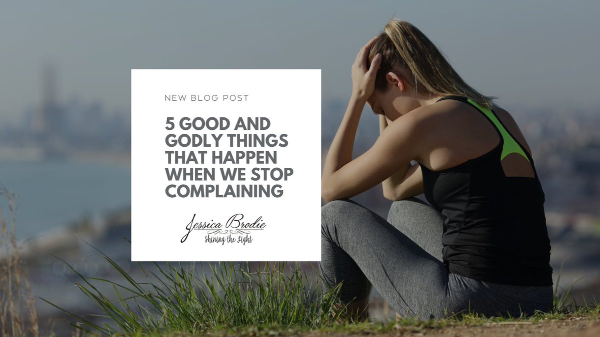 JessicaJBrodie's tweet image. His words about my constant complaining stung deeply, but they sparked a spiritual awakening that completely transformed my heart.
My blog, 5 Good and Godly Things that Happen When We Stop Complaining.
jessicabrodie.com/shiningtheligh…
#jesus #christianity #stopcomplaining #gratitude