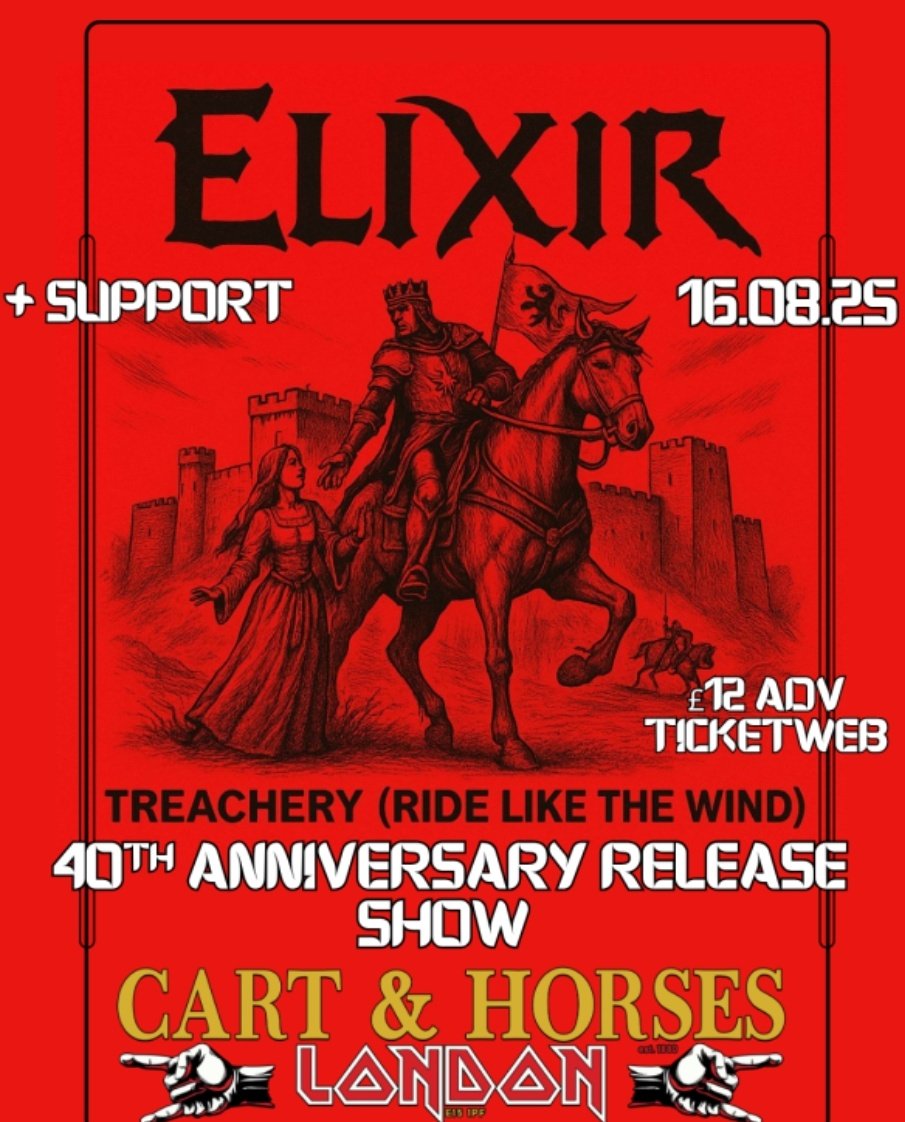 leonski700's tweet image. For all you Elixir and NWOBHM fans. The Treachery (Ride Like The Wind) single released 40 year&apos;s ago and reviewed by Ronnie James Dio 🙏🎤🎶 in Kerrang Magazine 25th July, 1985. See you there as you know I go way back with the band and new fans too please come along. 🤘