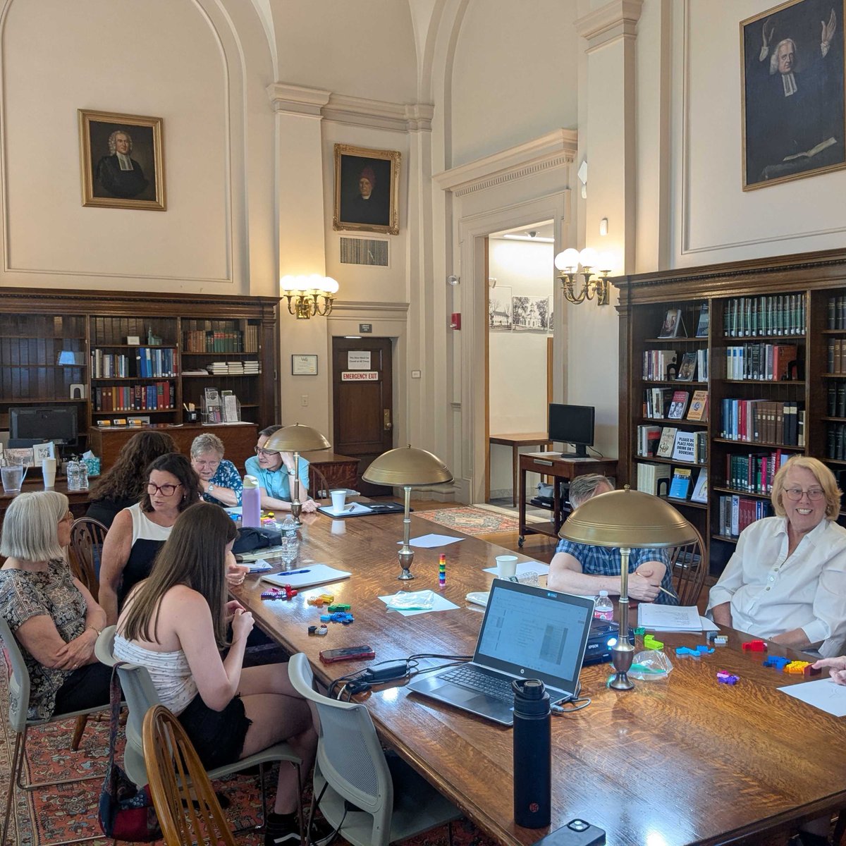 CongreLib's tweet image. We had a fantastic time at 14 Beacon last Friday with this year's Archives Edit workshop participants. Thanks to everyone who spent the day learning more about archiving church records with Zachary and Billy!