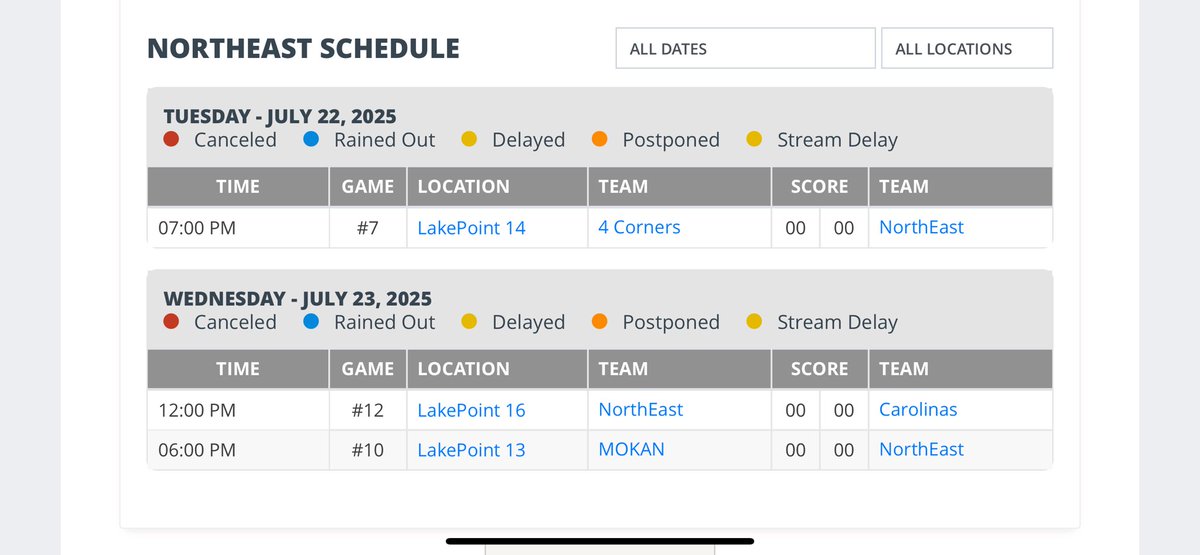 Ryder Olson (@ryderolson21) on Twitter photo Sr Future Games Schedule <a href="/PrepBaseballPA/">Prep Baseball Pennsylvania</a> <a href="/prepbaseball/">Prep Baseball</a> <a href="/JC_NY_PA/">Jared Carrier</a> <a href="/ChrisDryllPB/">Chris Dryll</a> <a href="/ocker_n/">Nathan Ocker</a> <a href="/NathanGoranson/">Nate Goranson</a> <a href="/dombeecher/">Dominic Beecher</a> <a href="/DanCevette/">Dan Cevette</a> <a href="/ShooterHunt/">Shooter Hunt</a>
⬇️ My pitching assignment
🚨 Game 3 - Wednesday 6pm
⚾️ Team NorthEast
▶️ Innings 3 & 4
<a href="/NextLVLProspect/">Next Level Prospects</a> <a href="/NextLVLSouth/">Next Level Prospects South</a> <a href="/PA_Shockers/">Shockers Baseball</a> Sr Future Games Schedule <a href="/PrepBaseballPA/">Prep Baseball Pennsylvania</a> <a href="/prepbaseball/">Prep Baseball</a> <a href="/JC_NY_PA/">Jared Carrier</a> <a href="/ChrisDryllPB/">Chris Dryll</a> <a href="/ocker_n/">Nathan Ocker</a> <a href="/NathanGoranson/">Nate Goranson</a> <a href="/dombeecher/">Dominic Beecher</a> <a href="/DanCevette/">Dan Cevette</a> <a href="/ShooterHunt/">Shooter Hunt</a>
⬇️ My pitching assignment
🚨 Game 3 - Wednesday 6pm
⚾️ Team NorthEast
▶️ Innings 3 & 4
<a href="/NextLVLProspect/">Next Level Prospects</a> <a href="/NextLVLSouth/">Next Level Prospects South</a> <a href="/PA_Shockers/">Shockers Baseball</a>