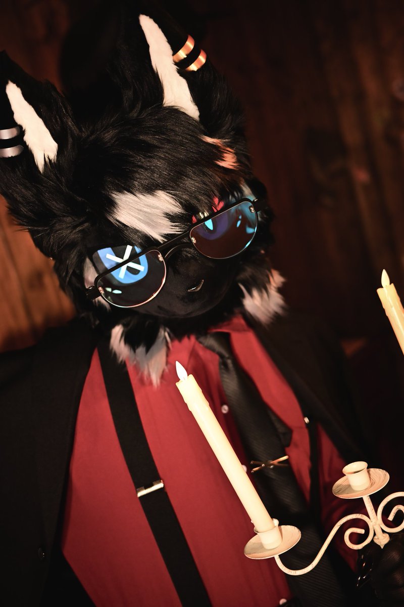 #FursuitEveryday 
I'll be waiting in my room 😏