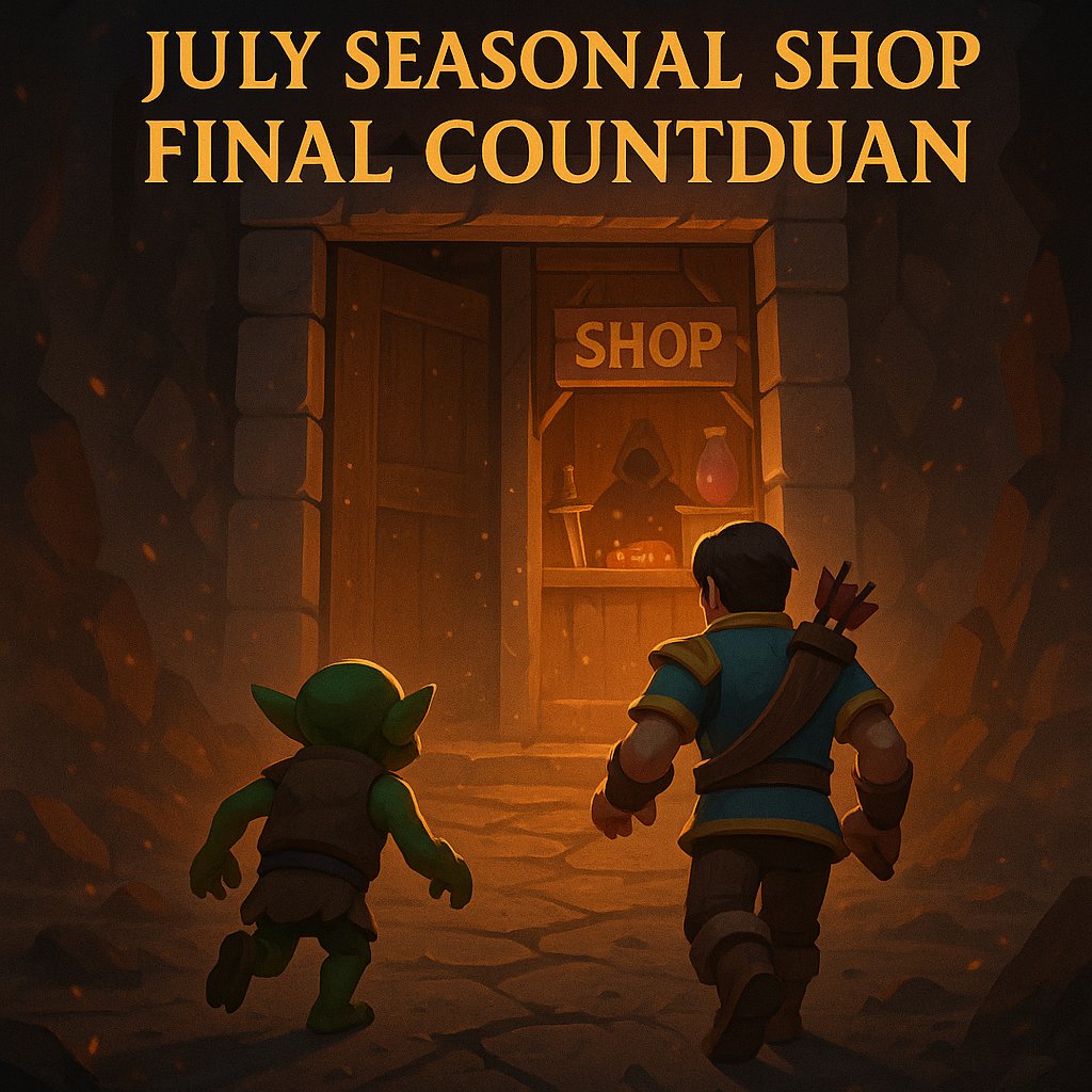 🛍️ JULY SHOP: YOU’RE LATE
 You’ve watched. You’ve waited.
 Now it’s almost gone.

 ⚠️ Once it closes, it’s gone ‘til next season.
 No second shot.
 2 Days left
 🔗 play.chainoflegends.com
 #ChainOfLegends #SeasonalShop #P2E #DeFi #Web3Gaming