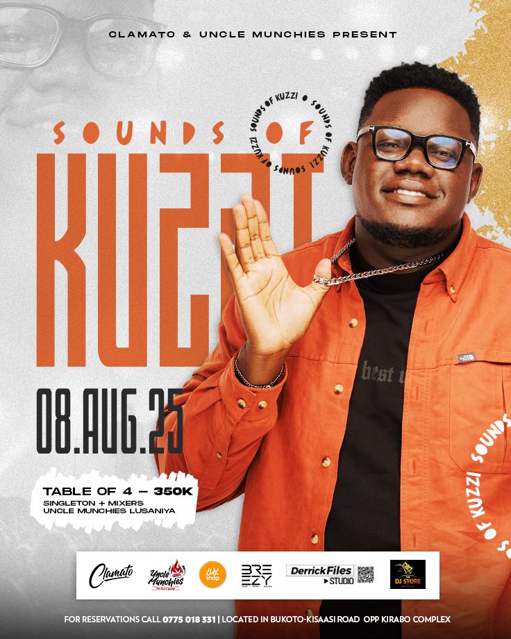 unclemunchiesug's tweet image. Awo ku uncle munchies presents
We are very ready to serve 😊😊
Show up for @deejaykuzzi on 8th August
@clamato_lounge
#SoundsofKuzzi