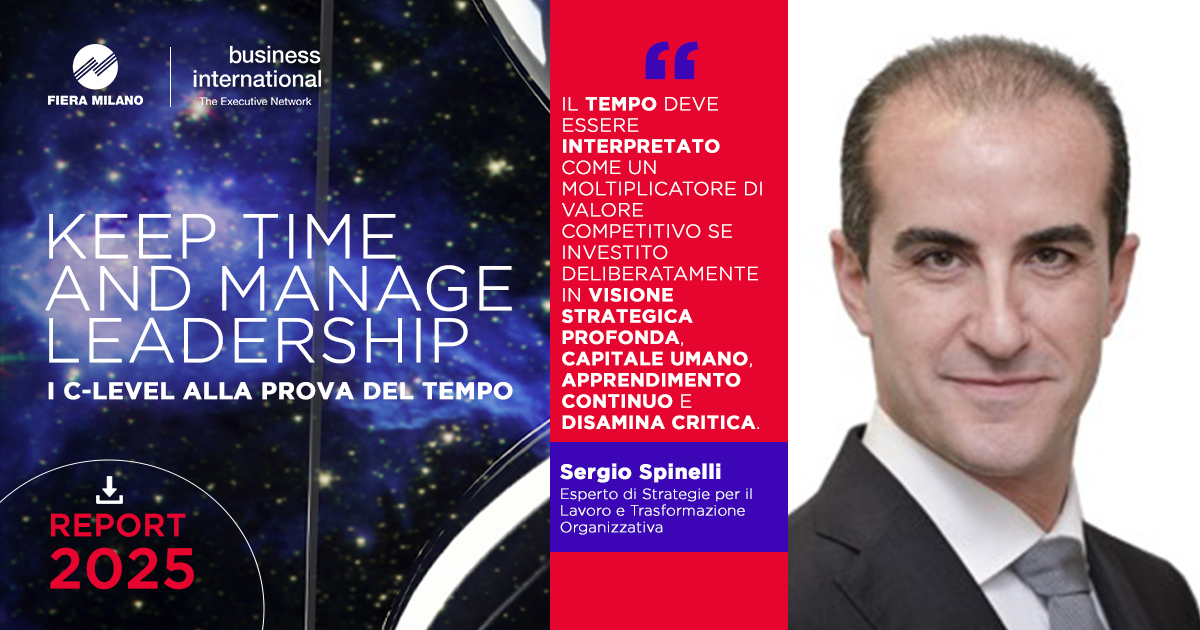 "Il tempo, un asset strategico supremo, tela su cui si dipingono visione e resilienza". Spinelli, esperto di Strategie per il Lavoro e Trasformazione Organizzativa, commenta il report"Keep Time and Manage Leadership" di #BIweb.
👉Scopri di più via #Bimag: businessinternational.it/BIMAG/Dettagli…