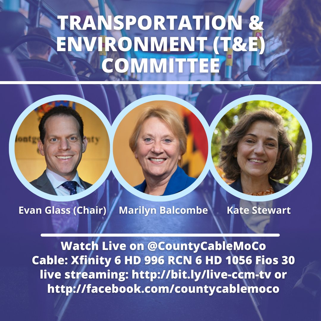 CountyCableMoCo's tweet image. Happening Now! (7/21/25 - 9:30 AM)
The @MoCoCouncilMD #Transportation & #Environment Committee is in session!
💻📱 Watch the live stream: bit.ly/ccm-live-two or fb.com/countycablemoco