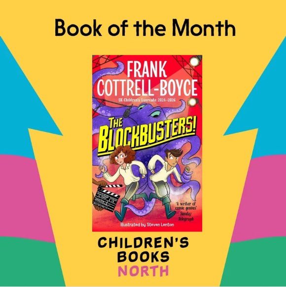 books_north's tweet image. CBNN’s Bookshop of the Month for July is Serenity Booksellers, based in Romiley with a second location in Stockport, who tell us about their Book of the Month, The Blockbusters! By Frank Cottrell-Boyce. Link in bio for full interview 📚
