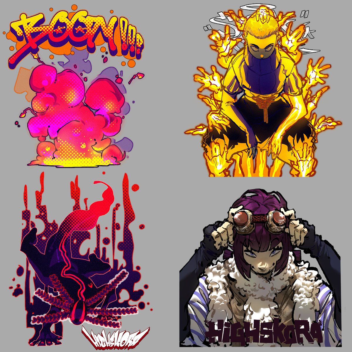 Chib2005's tweet image. I might start turning my shi into stickers for fun these would look nice on my laptop or something