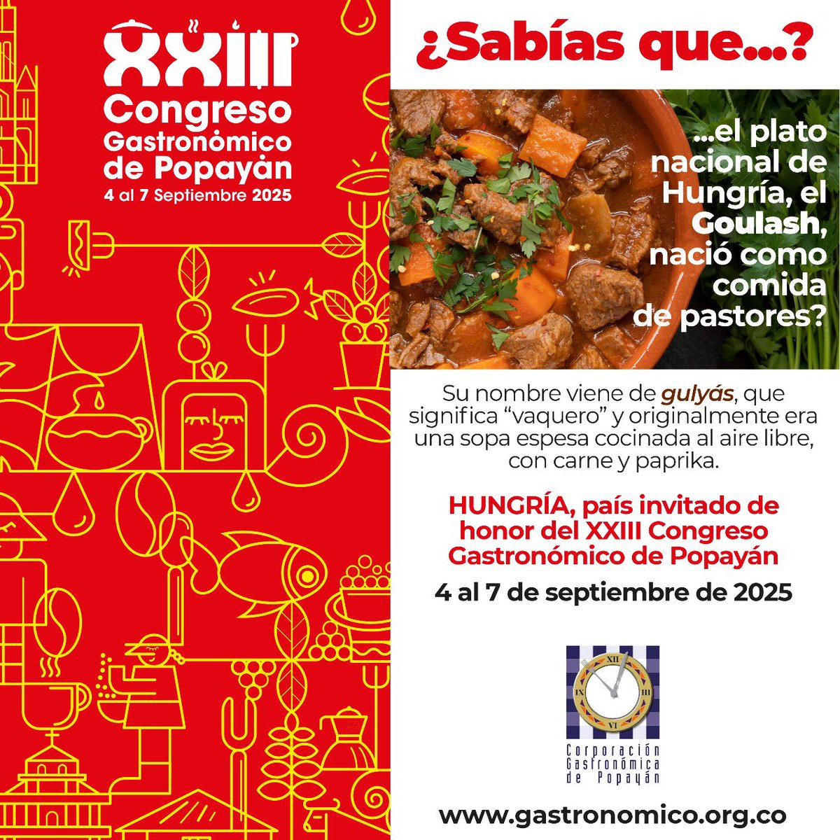 El sabor profundo del Goulash ha viajado por siglos, llevando consigo la historia de un pueblo apasionado por sus raíces, sus tradiciones y, por supuesto, su cocina. 🇭🇺