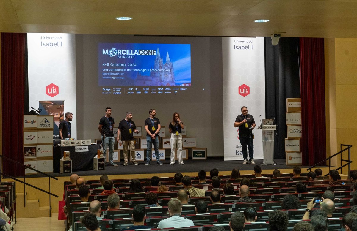 MorcillaConf's tweet image. La #MorcillaConf no sería lo que es sin la @ui1Universidad, que nos acogió con los brazos abiertos 🙌

Volvemos a su sede en Burgos para celebrar el 10º aniversario de la gran fiesta de la informática en Castilla y León 🎉

Reserva ya tu entrada en morcillaconf.es