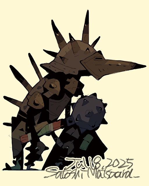 hiziri_pro's tweet image. Goblin Knight.
I've posted a new illustration to my Patreon! Full size JPG, PSD and video files can be downloaded according to the amount of support. patreon.com/satoshi_matsuu…
#creaturedesign