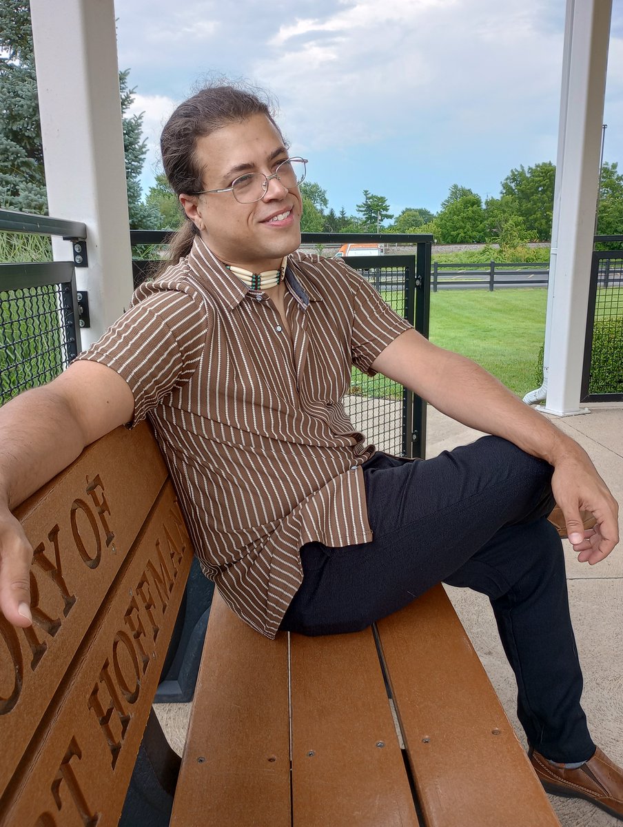 JoeySourlisVo's tweet image. I need to post more of me "outside of VO,"
So, here's a pic Makayla took of me on our trip to Ohio!
(Chlorine from the pool absolutely destroyed my hair, I did my best 😭)
⛽🚗