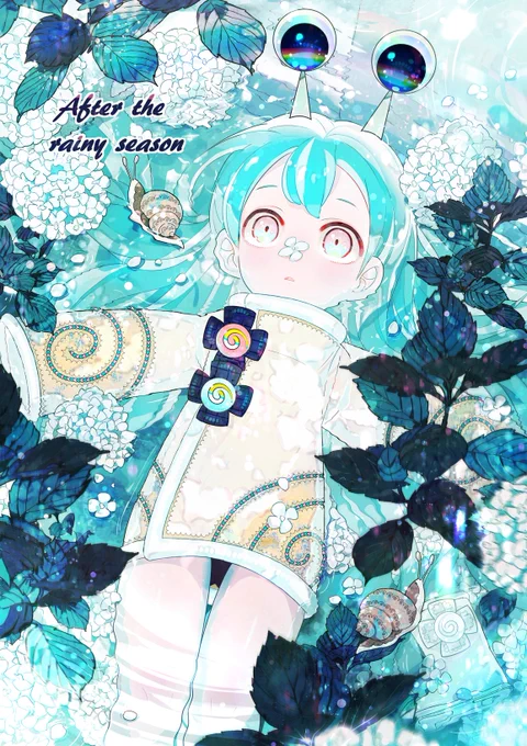 夏らしく青い絵 #一次創作祭り夏の陣2025