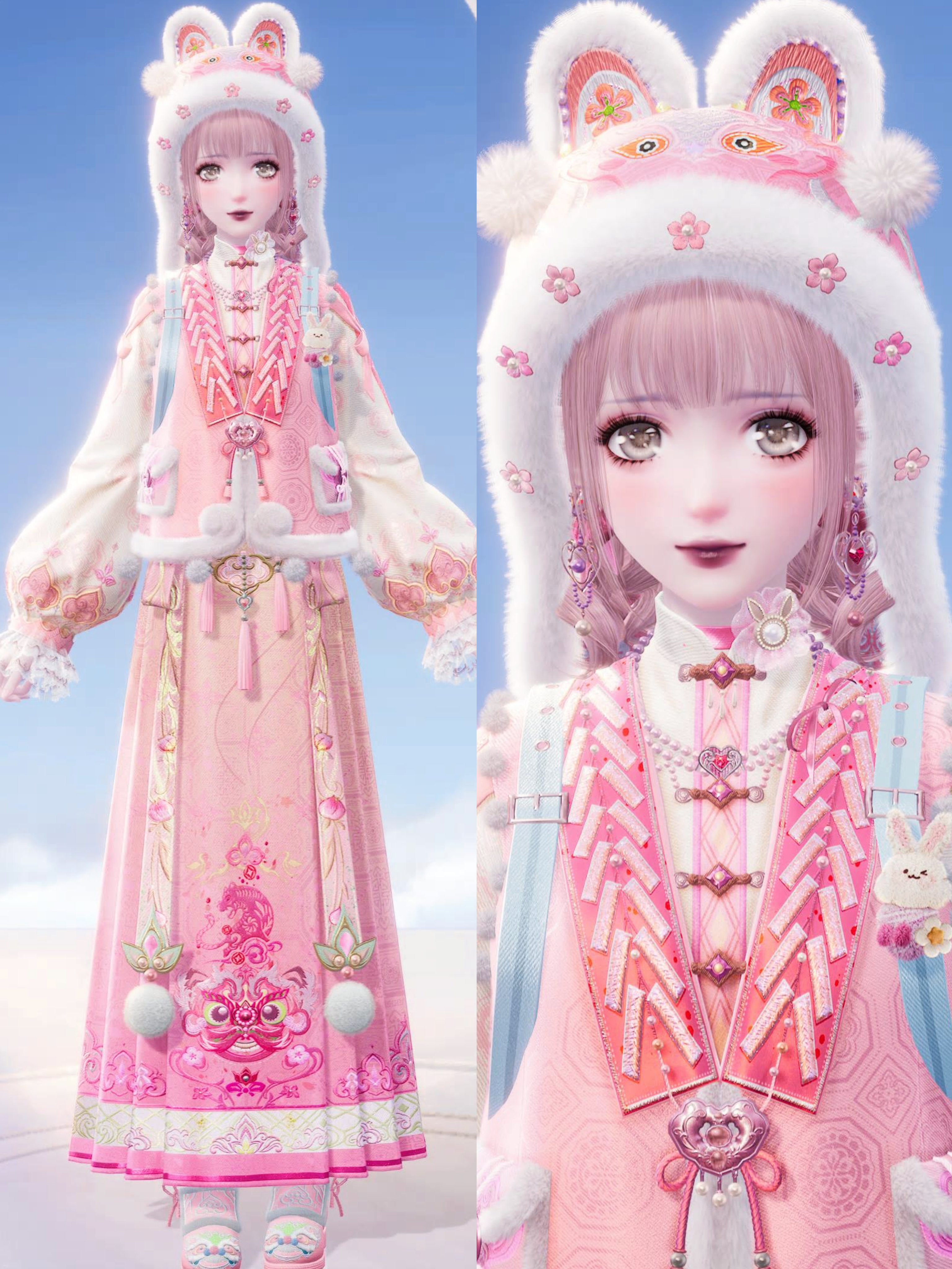 ꒰ঌ︎︎︎︎❤︎ℳℰℐ︎︎︎︎❤︎໒꒱ Pastel Blue Angel Hooded Sweatshirt Kawaii Hoodie Harajuku J
