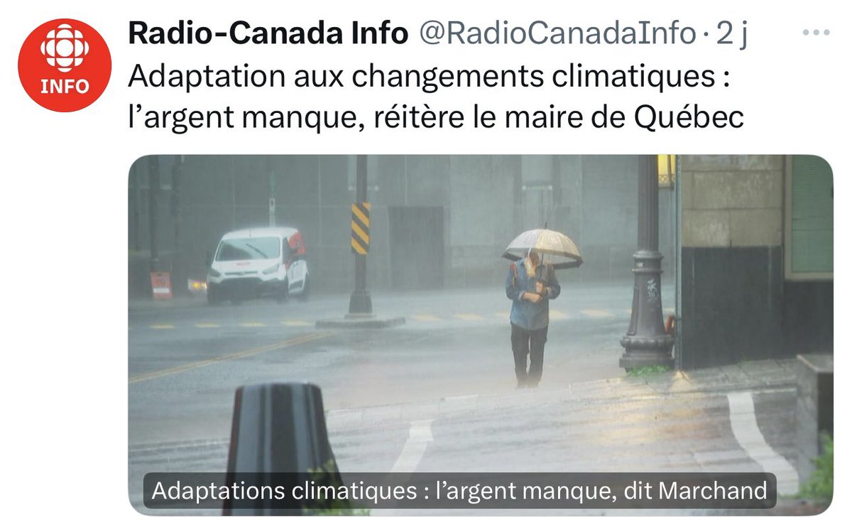 SamuelGrenier_'s tweet image. L’escrologie à l’oeuvre:
1- Tu bétonnes, tu asphaltes, tu rebétonnes, tu réasphaltes
2- Tu mets des tuyaux dans le sol qui ne correspondent pas aux besoins grandissants de ce que tu as construits au dessus de ton sol
3- L’eau qui tombe en pluie doit s’évacuer à quelque part…