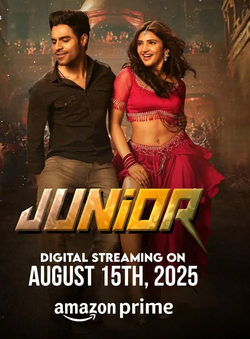 Tollywoodfocus_'s tweet photo. Junior Ott stream from Aug15th in Prime Video ✅

#Junior #Sreeleela #KireetiReddy #Genelia https://t.co/WMwJoMKviL