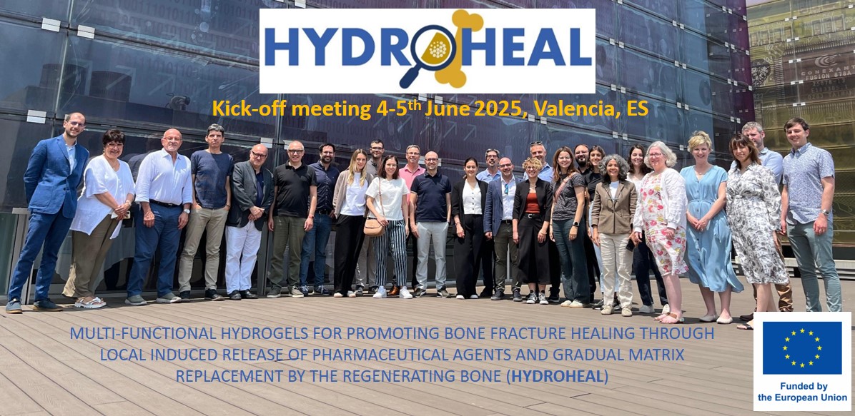 UPV's tweet image. 🧑🔬👩🔬 La UPV lidera #HYDROHEAL, un proyecto de la UE de 6,5 M€ para tratar fracturas óseas ¡Con una recuperación más rápida, menos infecciones y tratamiento personalizado!
➡️ upv.es/noticias-upv/n…