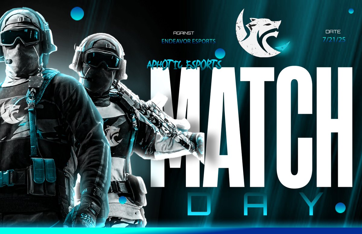 Aphotic Esports (@aphoticofficial) on Twitter photo Game day in the <a href="/ZGLCallofDuty/">Zoned Out Gaming League</a> Masters Division!
Aphotic Esports
🆚
<a href="/EndvrEsportsGG/">Endeavor Esports</a>
We look forward to playing you all at 8pm EST!
<a href="/YooZephCOD/">Zeph</a>
<a href="/FletchTheDude/">Fletch</a>
<a href="/vexxprr/">Vexxprr</a>
<a href="/AETERNACoD/">ÆTEЯNA</a>
Powered by: <a href="/TheRogueEnergy/">Rogue Energy</a>
#GamingCommunity #AphoticGo #CallOfDutyBlackOps6 #league Game day in the <a href="/ZGLCallofDuty/">Zoned Out Gaming League</a> Masters Division!
Aphotic Esports
🆚
<a href="/EndvrEsportsGG/">Endeavor Esports</a>
We look forward to playing you all at 8pm EST!
<a href="/YooZephCOD/">Zeph</a>
<a href="/FletchTheDude/">Fletch</a>
<a href="/vexxprr/">Vexxprr</a>
<a href="/AETERNACoD/">ÆTEЯNA</a>
Powered by: <a href="/TheRogueEnergy/">Rogue Energy</a>
#GamingCommunity #AphoticGo #CallOfDutyBlackOps6 #league