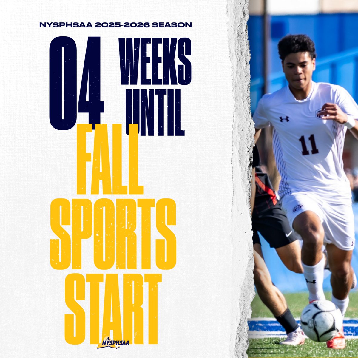 NYSPHSAA's tweet image. 4️⃣ MORE MONDAYS
Who is already putting in the work? 💪
#NYSPHSAA2526