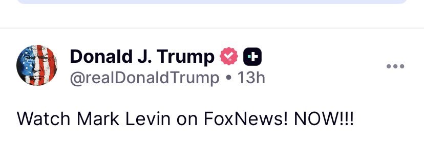 marlene4719's tweet image. On Fox, Paedophile enabler and guardian Mark Levin, wants to stop wasting time on Epstein.
Literally meaning to allow wealthy old men to continue to rape young girls and go unpunished.
Prior to it airing, Trump urged the cult to watch the show.