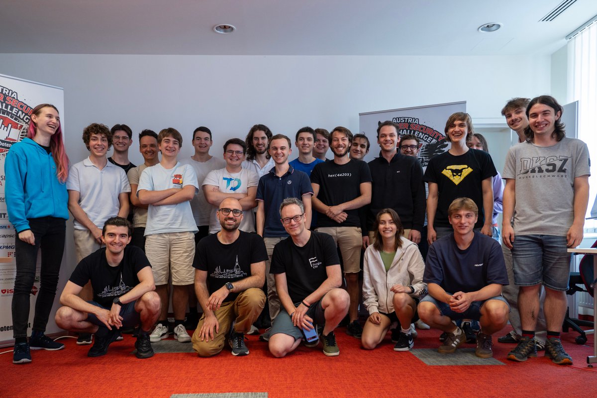 Marco Squarcina (@blueminimal) on Twitter photo ECSC 2025 prep has begun! First <a href="/TeamAustriaECSC/">Team Austria ECSC</a> qualifier wrapped up with 30 participants focusing on <a href="/ENOFLAG/">ENOFLAG</a> and <a href="/DownUnderCTF/">DownUnderCTF</a> CTFs. Great vibes. Thanks to <a href="/IKARUSANTIVIRUS/">IKARUS Security</a> for hosting us and everyone who joined! #ECSC2025 <a href="/enisa_eu/">ENISA</a> <a href="/tu_wien/">TU Wien</a> <a href="/CSecCenter/">CySec</a> ECSC 2025 prep has begun! First <a href="/TeamAustriaECSC/">Team Austria ECSC</a> qualifier wrapped up with 30 participants focusing on <a href="/ENOFLAG/">ENOFLAG</a> and <a href="/DownUnderCTF/">DownUnderCTF</a> CTFs. Great vibes. Thanks to <a href="/IKARUSANTIVIRUS/">IKARUS Security</a> for hosting us and everyone who joined! #ECSC2025 <a href="/enisa_eu/">ENISA</a> <a href="/tu_wien/">TU Wien</a> <a href="/CSecCenter/">CySec</a>